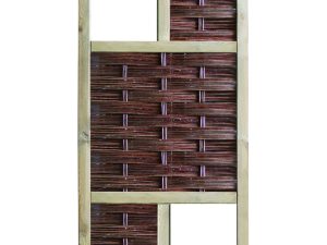 LABO-3D Weidengeflechtzaun
94 x 180 cm, 2 Fenster oben+unten
Rahmen 70 x 35 mm