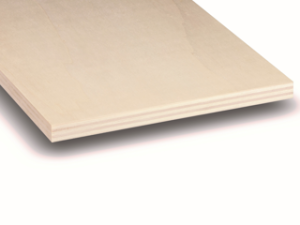 Pappel Sperrplatte 100% PEFC – Qualität II/III – 5-fach – Verleimung gem. EN636- Klasse 1