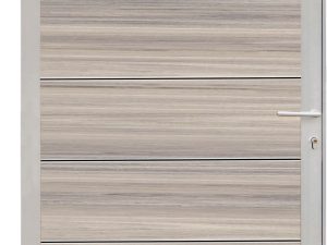 TJÖRN-Tor-Komplettset
90 x 173 cm, Füllung AMETHYSTGRAU
Rahmen Silber