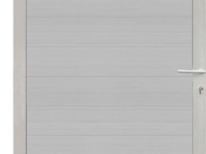 MAX-Tor-Komplettset
90 x 173 cm, Füllung smoke white
Rahmen silber