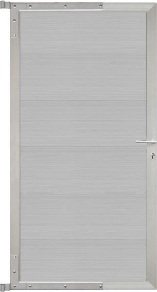 MAX-Tor-Komplettset90 x 173 cm, Füllung antiqueRahmen silber