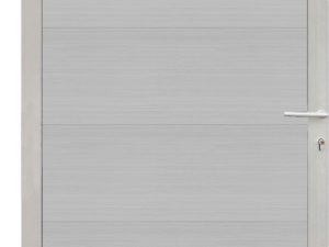 MAX-XL-Tor-Komplettset
90 x 173 cm, Füllung smoke white
Rahmen silber