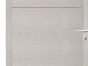 MAX-Tor-Komplettset90 x 173 cm, Füllung beigeRahmen silber