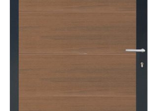 ELZE-Tor-Komplettset
90 x 173 cm, Füllung teak
Rahmen anthrazit