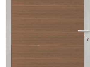 ELSKOP-Tor-Komplettset
90 x 173 cm, Füllung teak
Rahmen silber