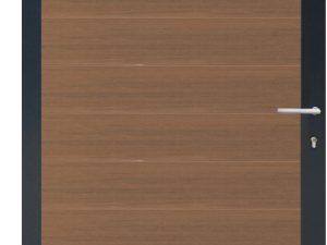 ELSKOP-Tor-Komplettset
90 x 173 cm, Füllung teak
Rahmen anthrazit