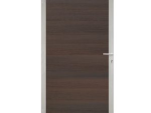 SKÄR-Tor-Komplettset
90 x 173 cm, Holzdekor braun/silber