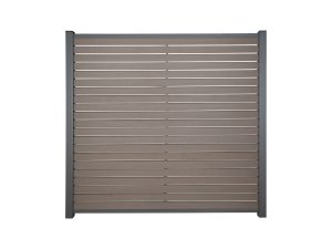 HANÖ-Serie SCHOKO Holzstruktur
21 Lamellen 20 x 75/68 x 1793 mm
BPC-Rhombus-Steckzaun