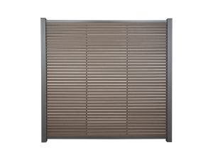 HÖRVIG-Serie BPC-Steckzaun
180 x 180 cm, SCHOKOBRAUN
inkl. Start-& Abschluss ANTHRAZIT
