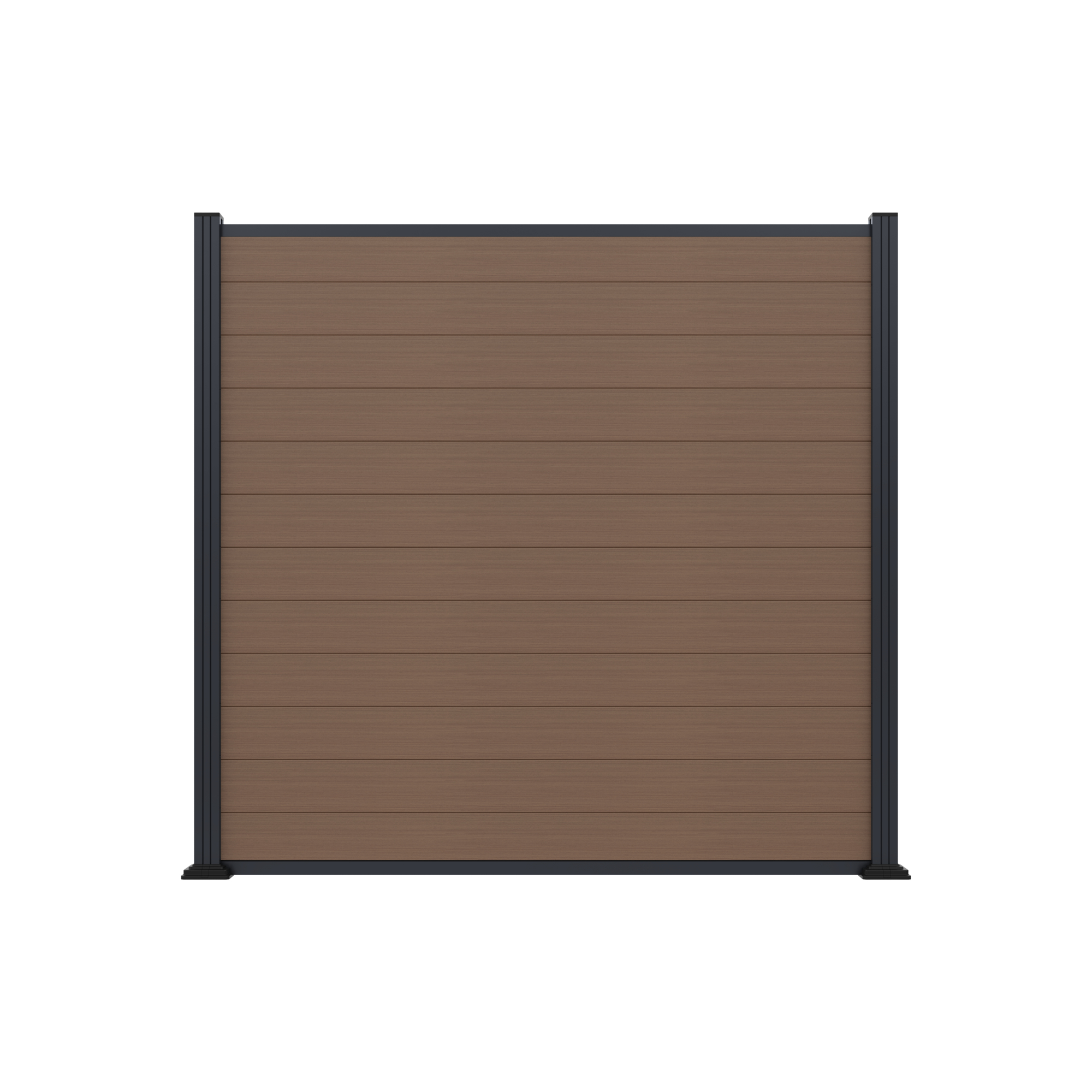 MAX WPC-Steckzaunset
175 x 168 cm; coextrudiert
Farbe TEAK
Abschlussleiste und Clips separat in silber oder anthrazit