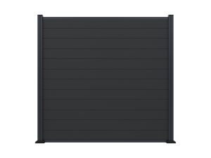 MAX WPC-Steckzaunset
175 x 168 cm; coextrudiert
Farbe CHARCOAL
Abschlussleiste und Clips separat in silber oder anthrazit