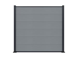 MAX-XL WPC-Steckzaunset
175 x 168 cm; coextrudiert
Farbe SMOKE WHITE
Abschlussleiste und Clips separat in silber oder anthrazit