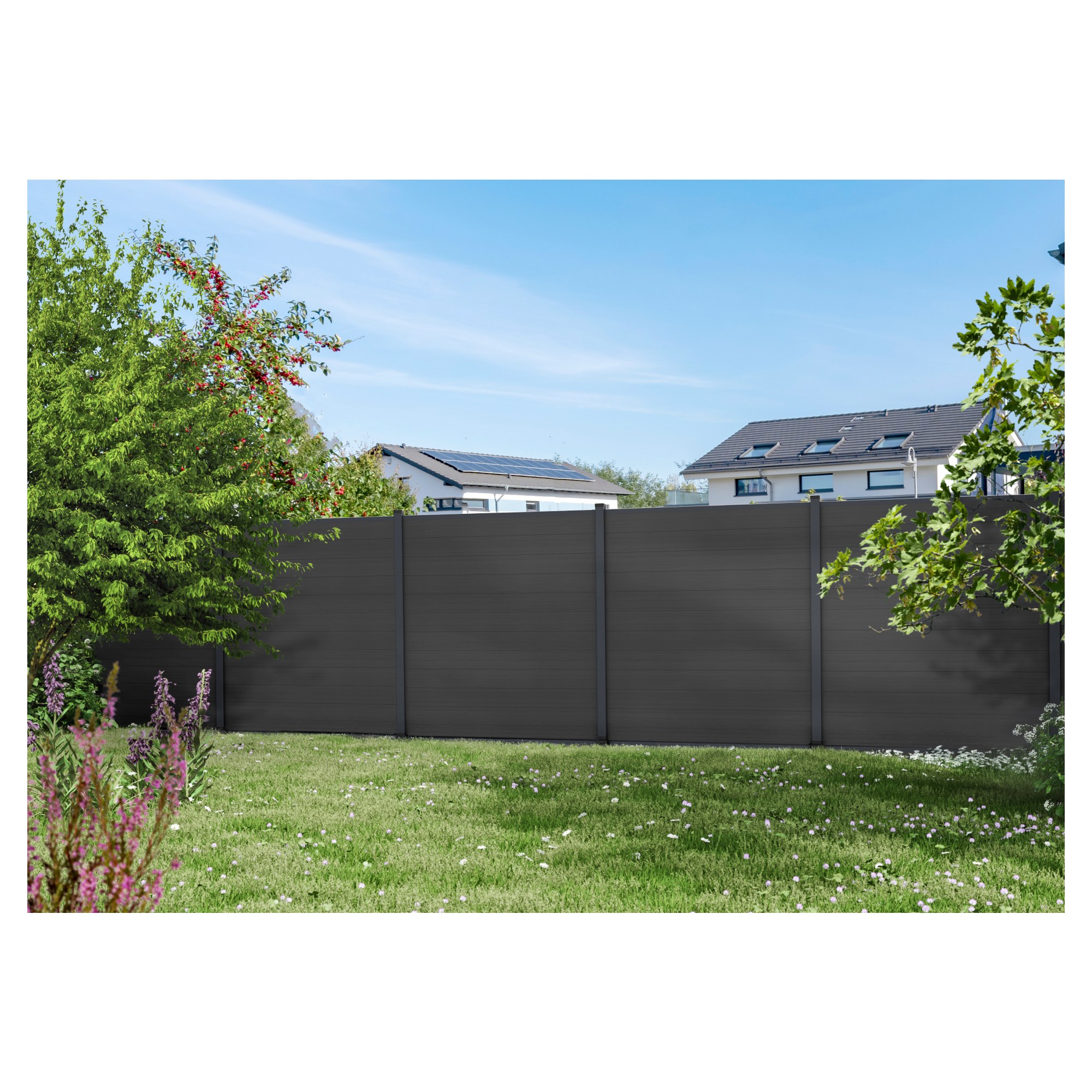 MAX WPC-Steckzaunbrett
140 x 20 x 1790 mm; coextrudiert
Farbe CHARCOAL – Bild 2