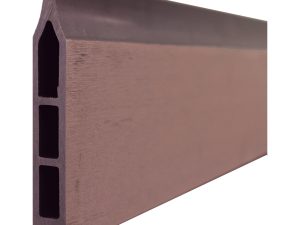 WOLLBACH-Serie, WPC-Steckzaun-Setca. 175 x 180 cm, MOKKA