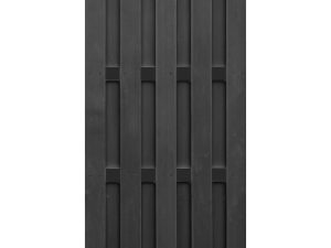 EMDEN-Serie ANTHRAZIT
90 x 180 cm, WPC-Bretterzaun
4 Querriegel ALU anthrazit