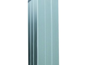 Aluminium TOR-Pfosten f. SteckzaunserienSILBER, 68 x 68 x 2400 mm, verstärkt