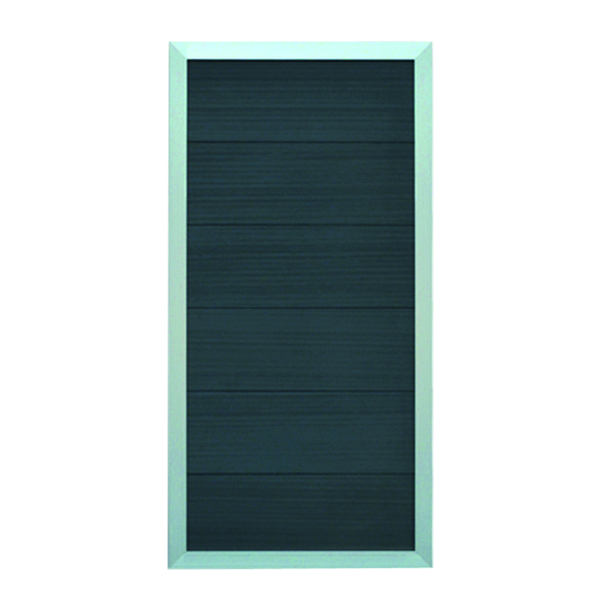 MALÖ-Serie ANTHRAZIT
90 x 180 cm, WPC-Zaun
ALU-Rahmen