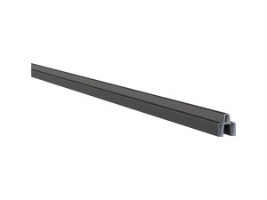 Alu-Design-ZwischenleisteANTHRAZIT, für Nut-/ Feder WPC-Bretter24/14 x 20 x 1800 mm, Aluminium