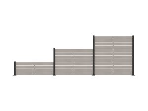 HEIDE-Serie WPC-Steckzaunsystem177 x 60 cm; coextrudiertFarbe beige