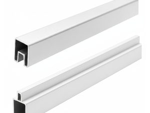 Aluminium-AbschlussleistenStart & Abschluss Setweiß, 32/25 x 20 x 1800 mm Aluminium