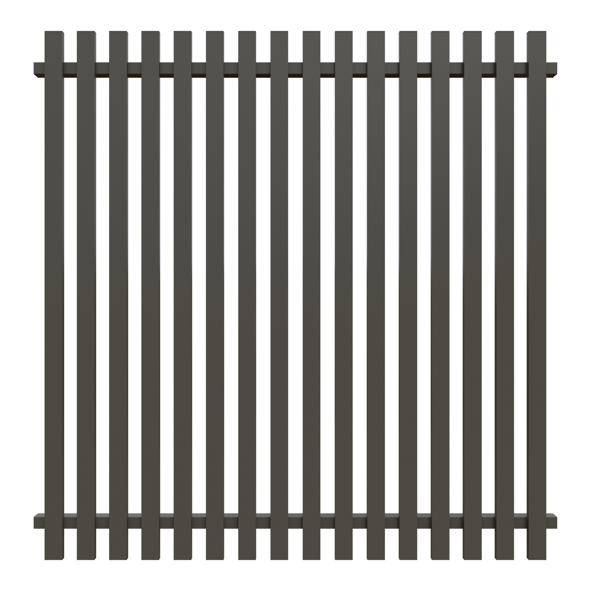 STADE-Serie Lattenzaun
180 x 180 cm, Latten 20 x 60 mm
Aluminium, anthrazit