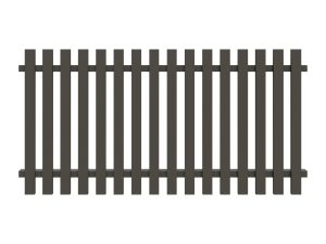 STADE-Serie Lattenzaun
180 x 90 cm, Latten 20 x 60 mm
Aluminium, anthrazit