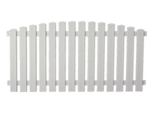 LIGHTLINE Vorgarten Hochbogen, weiß
180 x 80/90 cm