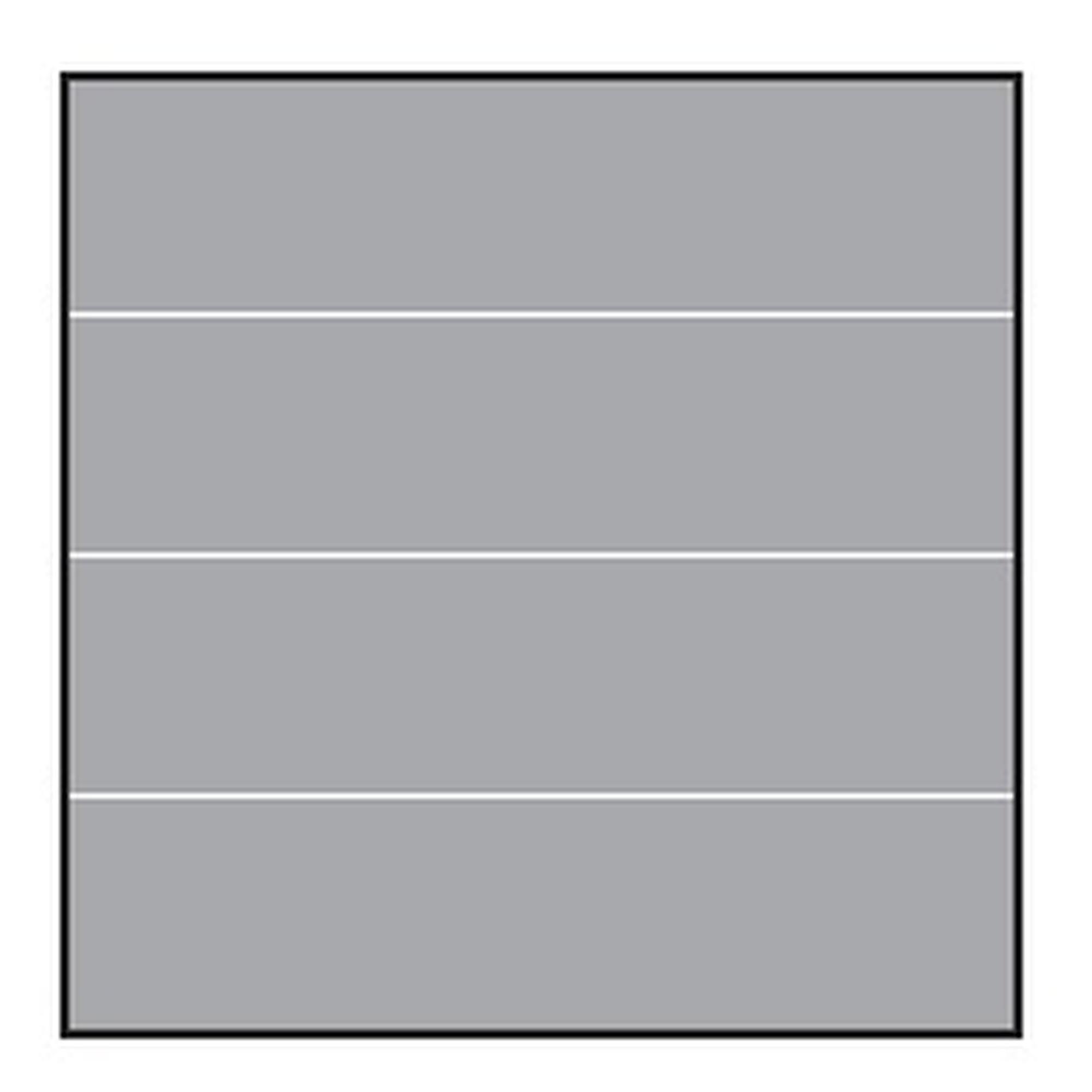 VETRO Glasscheibe
B 1200 x H 1200 mm
Streifen-Dekor 82, satiniert
#68203