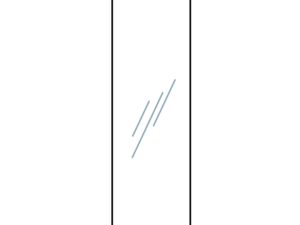 VETRO Glasscheibe
B 515 x H 1800 mm
Klarglas
#60004