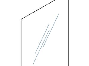 VETRO Glasscheibe ECKE beidseitig
B 1030 x H 1200/1800 mm
Klarglas
#60008
