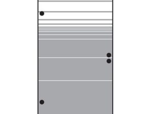 VETRO TÜR-Glasscheibe 
987 x 1800 mm, DIN Links
Streifen Dekor 81 satiniert
#68112
