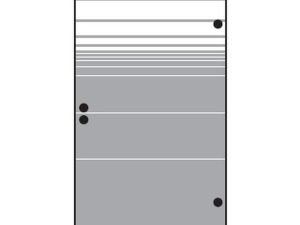 VETRO TÜR-Glasscheibe 
987 x 1800 mm, DIN Rechts
Streifen Dekor 81 satiniert
#68113