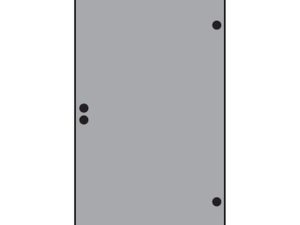VETRO TÜR-Glasscheibe 
987 x 1800 mm, DIN Rechts
Vollflächen Dekor 84 satiniert
#68413