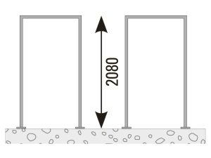 VETRO Pfosten-Zarge, V2A
Achsmaß 105,5 mm
zum Aufschrauben, DIN Links
#85134