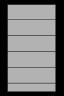 VETRO Glasscheibe Anfertigung
20-120 x 90-180 cm
Streifen Dekor 82, satiniert
#68207