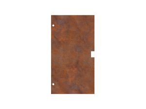 VETRO TÜR-Glasscheibe CORTEN
987 x 1800 mm, DIN Links
Motivdruck Cortenstahl 46/21
