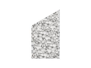 VETRO Glasscheibe KIESEL
B 1030 x H 1200/1800 mm Ecke links
Motivdruck Kieselsteine 46/22