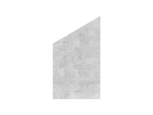 VETRO Glasscheibe BETON
B 1030 x H 1200/1800 mm Ecke links
Motivdruck Beton 46/24