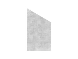 VETRO Glasscheibe BETON
B 1030 x H 1800/1200 mm Ecke rechts
Motivdruck Beton 46/24