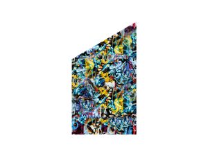 VETRO Glasscheibe GRAFFITI
B 1030 x H 1200/1800 mm Ecke links
Motivdruck Graffiti 46/25