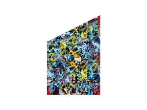 VETRO Glasscheibe GRAFFITI
B 1200 x H 1200/1800 mm Ecke links
Motivdruck Graffiti 46/25