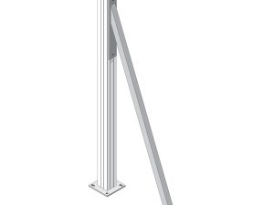 VETRO System-Sturmanker
Länge 1150 mm,
Weiß Struktur