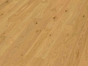 Admonter 3-Schichtparkett – 1-Stab Landhausdiele – Eiche Basic – braun gekittet