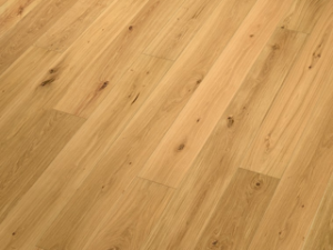 Admonter 3-Schichtparkett – 1-Stab Landhausdiele – Eiche Basic – braun gekittet