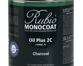 Rubio Monocoat, 1L Dose – RMC Oil Plus A-Komponente – Farbe: Charcoal VE: 1 Dose 1L Für Parkett und Möbel – Reichweite: 30-50m
