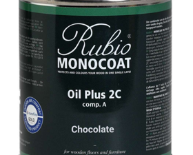 Rubio Monocoat, 1L Dose – RMC Oil Plus A-Komponente – Farbe: Chocolate VE: 1 Dose 1L Für Parkett und Möbel Reichweite: 30-50m²