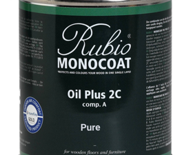 Rubio Monocoat, 1L Dose – RMC Oil Plus A-Komponente – Farbe: Pure VE: 1 Dose 1L Für Parkett und Möbel – Reichweite: 30-50m² /