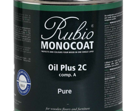 Rubio Monocoat, 5L Dose – RMC Oil Plus A-Komponente – Farbe: Pure VE: 1 Dose 5L Für Parkett und Möbel – Reichweite: 30-50m² /