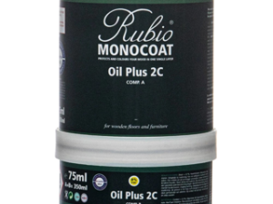 Rubio Monocoat, 390ml Set – RMC Oil Plus A/B-Komponente – Farbe: Pure – für Holzböden und Möbel