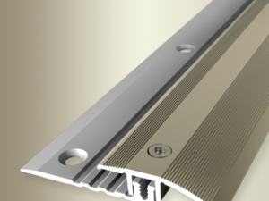 Combi-Vinyl Anpassungsprofil – PF 376 V - F9 Sand für Vinyl & Designbeläge – 4 - 9 – 5 mm Aluminium eloxiert
